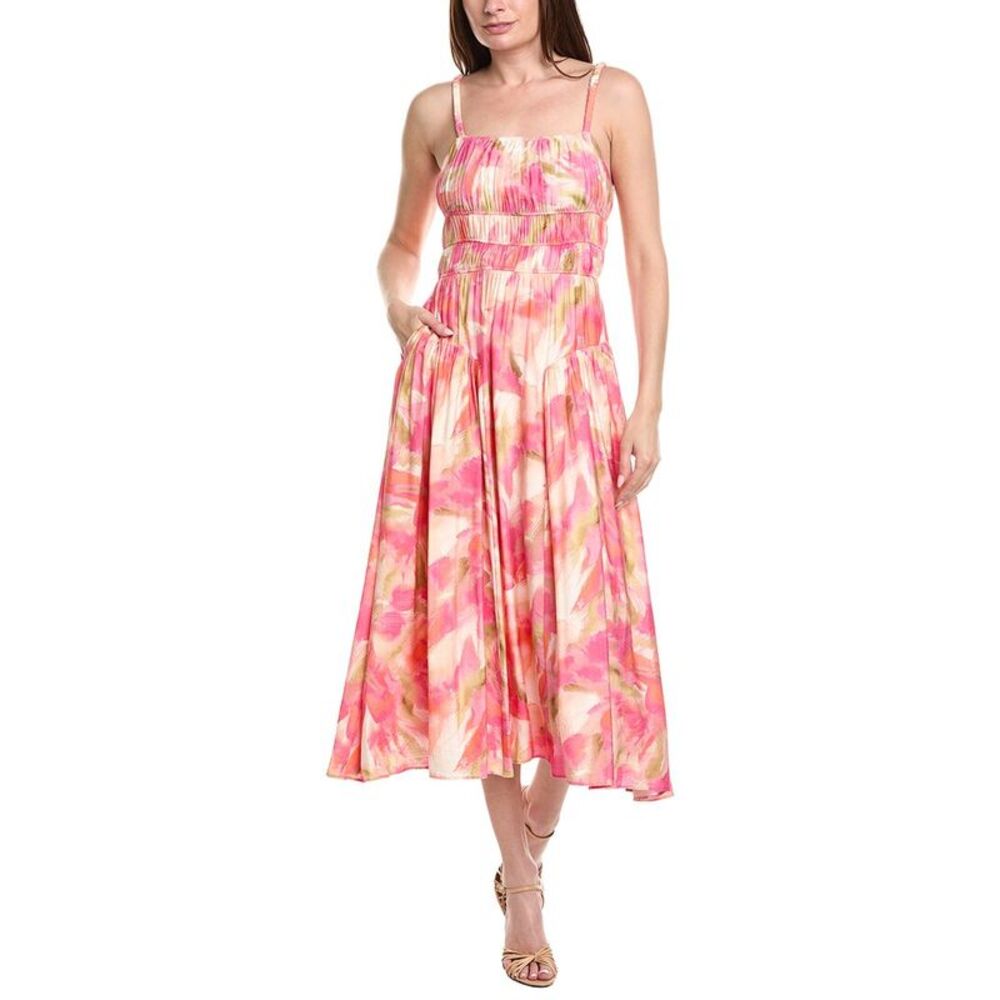 Taylor Womens Sleeveless Maxi Dress, Pink